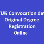 JNTUK OD Status: Registration, Verification and Updates